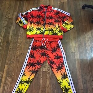 Vibrant Palm Tree Tracksuit